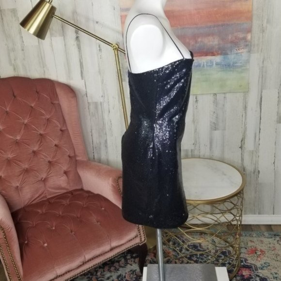 NWT Likely Reese Dress Navy Blue Midi Spaghetti - Picture 5 of 9